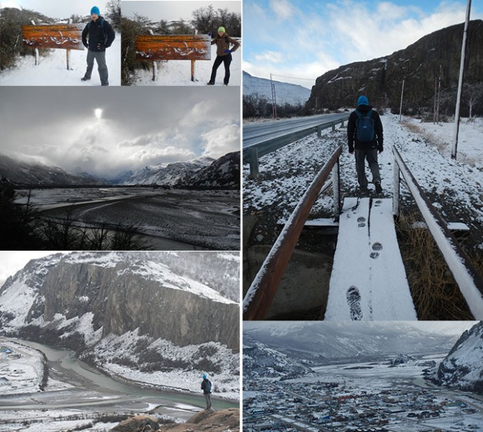 El Chalten covered in snow