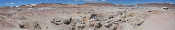 Geysers in Bolivia