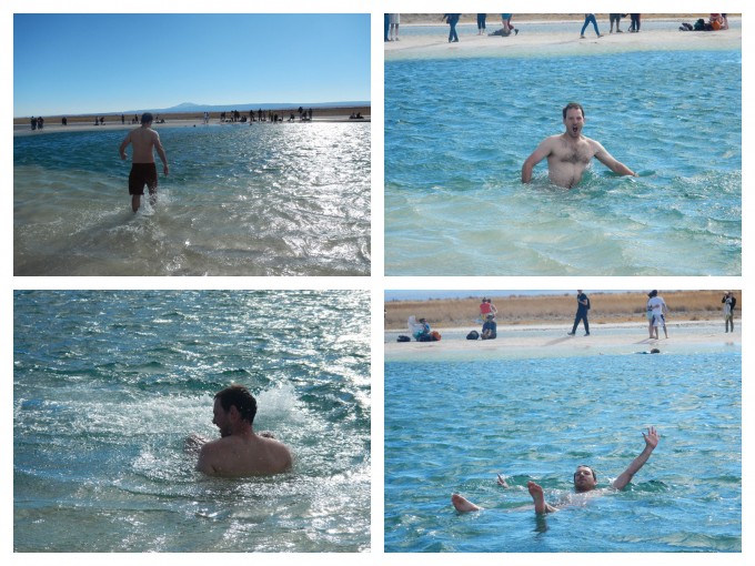 Matt in the Salt Lagoon