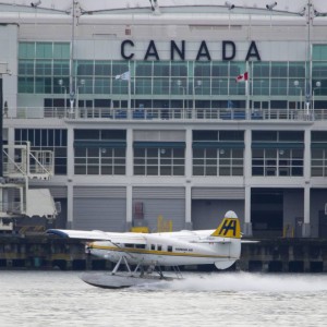 Sea plane on the harbor